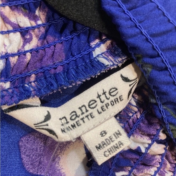 Nanette Lepore Blue Halter Sundress  Sleeveless - Picture 5 of 7